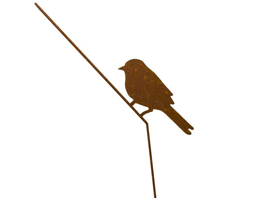 CorTen bird lasercut profile design for garden and home decoration