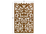 Lace corten screen perforated lasercut divider