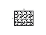 Stemona black screen lasercut aluminum terrace and room divider