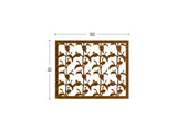 Stemona corten screen lasercut terrace and room divider