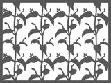 Stemona screen lasercut aluminium terrace and room divider
