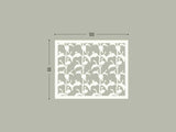 Stemona white screen lasercut aluminum terrace and room divider