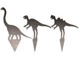 dinosaurs laser cut aluminum design figures